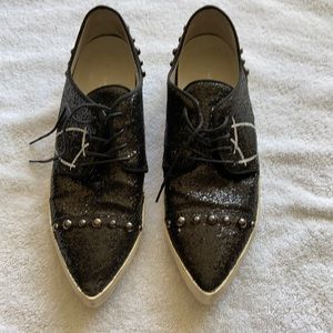 Philippe Model Paris Sequin & Stud Sneakers